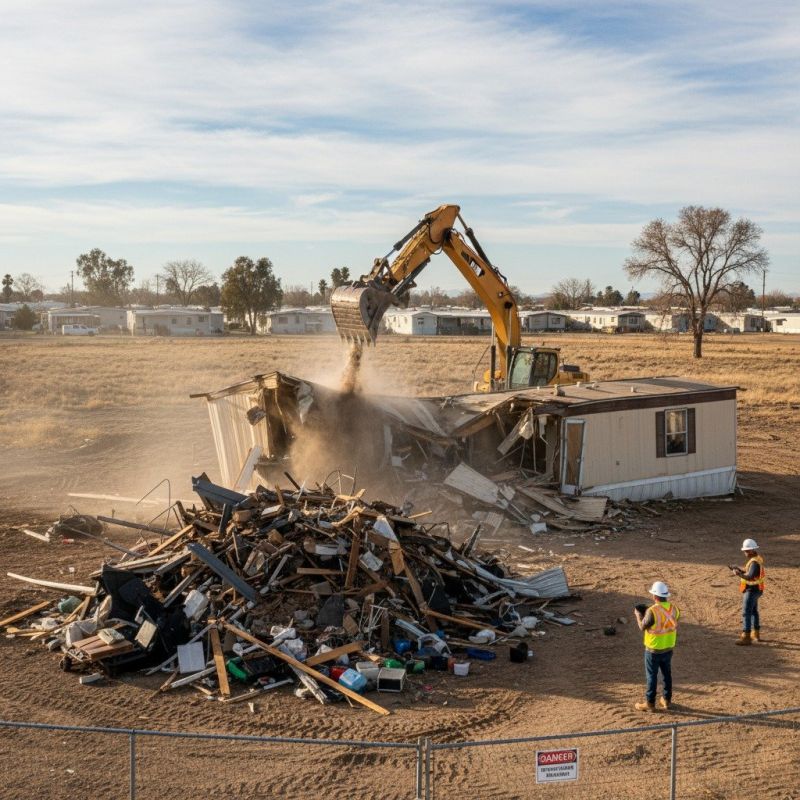 Mobile Home Deconstruction